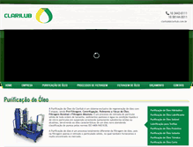 Tablet Screenshot of clarilub.com.br